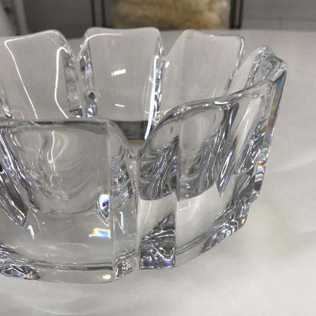 Orrefors Swedish Crystal Bowl Chairish