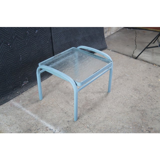 Mid 20th Century Brown Jordan Mid Century Modern Tubular Tamiami Patio Armchairs Table Set For Sale - Image 14 of 14