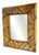 Vintage Bamboo Wide Framed Mirror For Sale