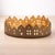 Kenneth Ludwig Chicago Cut Metal Village Candle Holder 9.75"D For Sale - Image 4 of 4