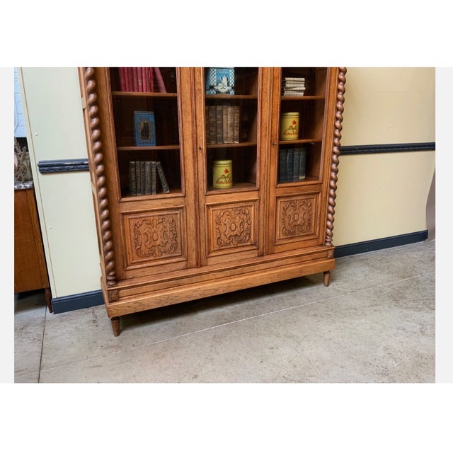 Antique Neo-Renaissance Bookcase,, 1880 For Sale - Image 10 of 12
