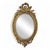 Wood Antique Louis XVI Style Oval Mirror in Wood and Gilded Stucco For Sale - Image 7 of 7