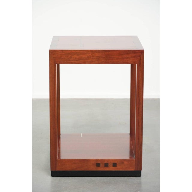 Tall Art Deco Decoforma Series Square Side Table from Schuitema For Sale - Image 4 of 12