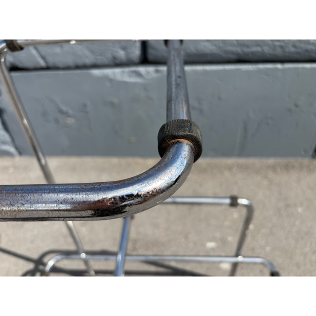 Chrome Original Bauhaus Model B 136 Table by Emile Guyot for Thonet, 1930s, Attributed For Sale - Image 8 of 11