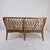 Brown Mid-Century Italian Rattan & Bamboo Settee, 1970 For Sale - Image 8 of 16