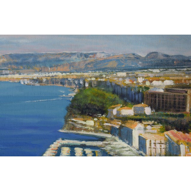 Alfredo Santini, Amalfi Coast, 1990s, Oil Painting on Canvas, Framed For Sale - Image 3 of 8