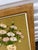 Shabby Chic Vintage Floral Crewel Embroidery Wall Art With Burlap Border For Sale - Image 3 of 11