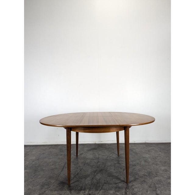 Scandinavian Teak Table with Extension For Sale - Image 5 of 7
