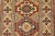 Kazak Runner 2’3” X 4’11” Red Wool Tribal Hand-Knotted Oriental Rug For Sale In Philadelphia - Image 6 of 10