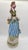 Figure of Woman Picking Flowers in Ceramic by D. Poloniato, 1980s For Sale - Image 6 of 12