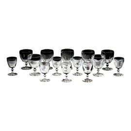 Example of Steuben Glass Wine Glasses and Goblets