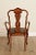 Wood Dutch Marquery Inlaid Mahogany Pair of Armchairs For Sale - Image 7 of 13