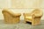 Hollywood Regency Late 20th Century Ralph Lauren Attr. Large Woven Wicker Rattan Club Lounge Chairs - A Pair For Sale - Image 3 of 12