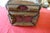 Superb example of a Tramp Art box likely a wedding box numerous decorative elements made from reclaimed materials very...