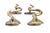 Hollywood Regency Brass Cobra Door Handles - A Pair For Sale - Image 3 of 4