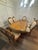 Brown Designer Collection 6 Chairs Dining Room Set For Sale - Image 8 of 9