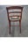A Pair of Early 20th Century Victorian Style Ladder Back Walnut and Needlepoint Upholstered Seat Side Chairs For Sale - Image 10 of 11