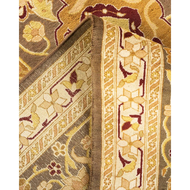 Mogul, One-of-a-Kind Hand-Knotted Area Rug - Brown, 8' 1" x 10' 2" For Sale In New York - Image 6 of 8