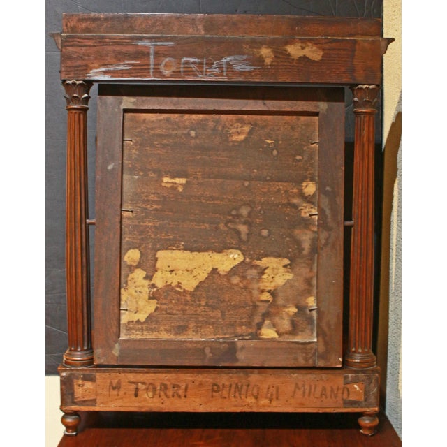 Wood Circa 1800 Italian Table Top Dressing Mirror For Sale - Image 7 of 7