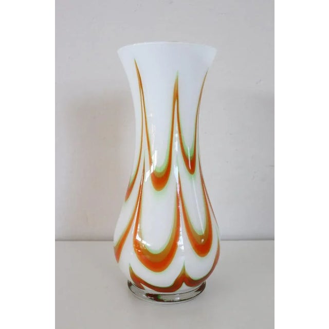 Italian Murano Artistic Glass Vase, 1960s For Sale - Image 10 of 11