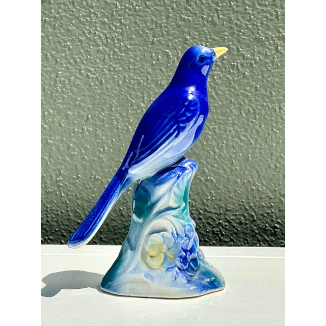 Mid 20th Century Vintage MCM Glazed Ceramic Bird For Sale - Image 5 of 12