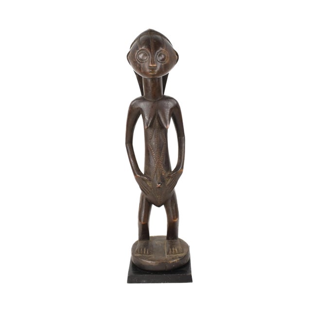 African Early 20th Century Tabwa Female Figure For Sale - Image 3 of 7
