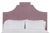 Nadine Full/Double Headboard, Plum Linen For Sale