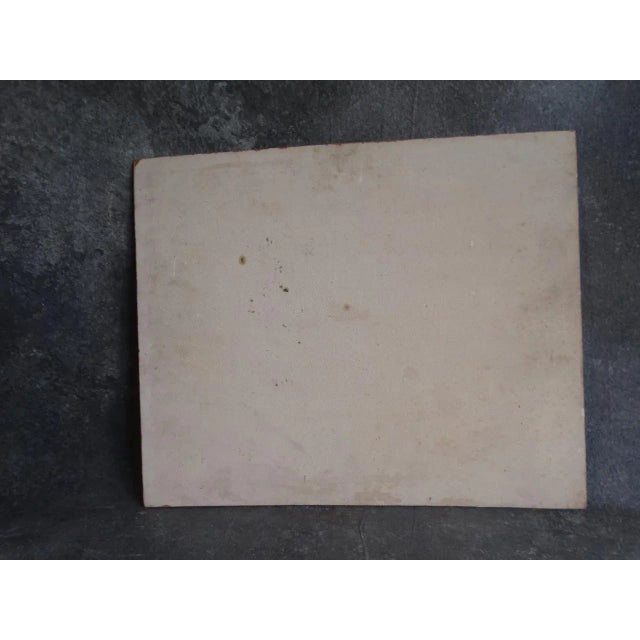 Mid 20th Century Mid 20th Century "View of Silverlake" Painting by Anders Aldrin For Sale - Image 5 of 6