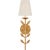 Avery 20" Sconce Antique Gold Leaf with Linen Shade Designer: Julie Neill Finish: Antique Gold Leaf Height: 20" Width:...