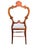 Sky Blue Antique Victorian Rosewood Parlor or Dressing Chair For Sale - Image 8 of 12