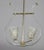1940s Amazing 2 Light Clear Rostrato Murano Glass Chandelier by Barovier & Toso For Sale - Image 10 of 15
