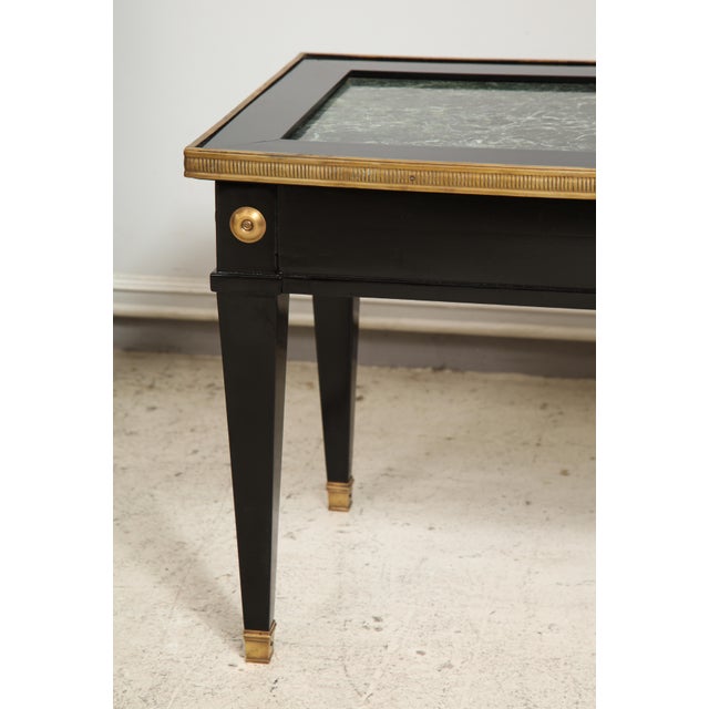 Mid 20th Century Jansen Marble-Top Coffee Table in the Directoire Manner For Sale - Image 5 of 12