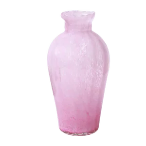 Vintage Pink Murano Glass Vasetto Vase, Italy, 1970s