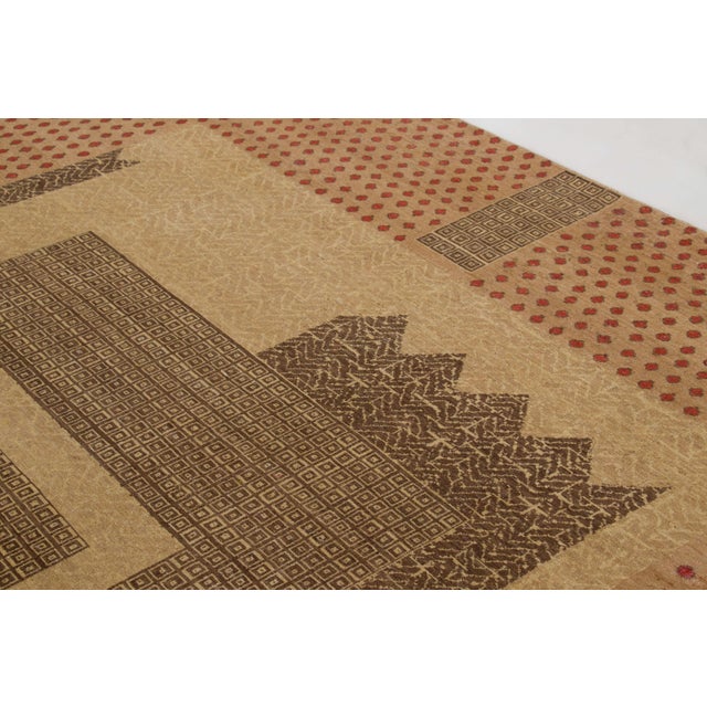 Contemporary French Art Deco Style Maze Grid Wool Rug by Rug & Kilim, India For Sale In New York - Image 6 of 9