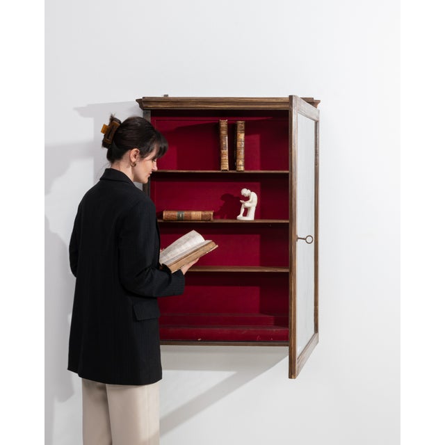 19th Century Wall-Mounted Vitrine For Sale - Image 11 of 12