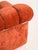 Vintage Rust-Colored Velvet Sofa with Metal Details, 1970s For Sale - Image 6 of 11