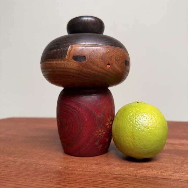 Mid-Century Modern Vintage Sosaku Kokeshi Yamanaka Sanpei, 1970s For Sale - Image 3 of 12