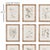 In a soft sepia tone, this set of nine botanicals is an elegant way to dress the wall. Finished off with simpleWhitewash...