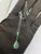 Natural 18k Gold Necklace, 1.31ct Emerald, 0.36ct Diamonds For Sale - Image 9 of 16