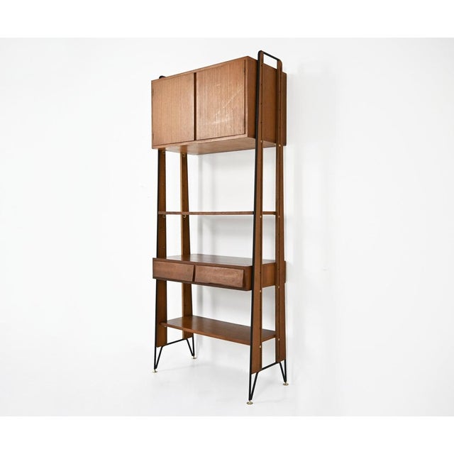 Italian Wall Unit, 1950s For Sale - Image 4 of 13