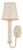 Mitzi Yara 6.5 in. 1 Light Wall Sconce in Soft Bisque Finish For Sale