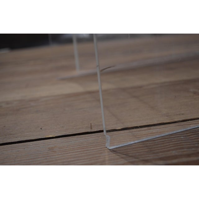 1970s Acrylic Nesting Tables, 1970s, Set of 3 For Sale - Image 5 of 10