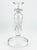 Vintage Crystal Taper Candlestick Holder For Sale - Image 4 of 4