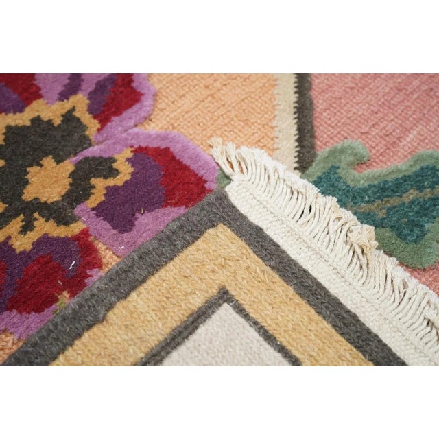 Brown Sumak Rug 6' X 9' For Sale - Image 8 of 10