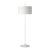 Barbara Barry by Visual Comfort Signature Spinet 62" Floor Lamp in Matte White with Matte White Shade For Sale