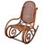 Victorian Late Victorian Oak & Caine Scrolling Rocking Chair Attributed to Thonet No. 4 For Sale - Image 3 of 7