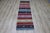 1970s Rustic & Primitive Striped Hand Knotted Oushak Kilim Runner For Sale - Image 13 of 13