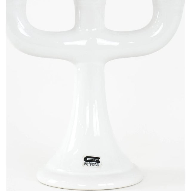 Swedish Ceramic Candleholder from Guldkroken Hjo, 1970s For Sale - Image 6 of 8