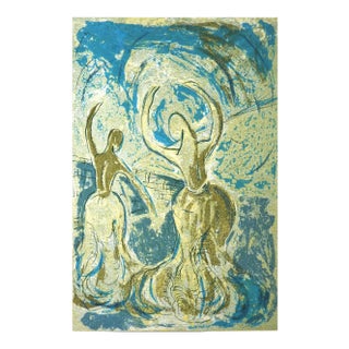 Barbara Wagner "Dancers 15" 2016 Abstract Silkscreen Print For Sale