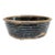 Large Vintage Black Glazed Terracotta Bowl For Sale